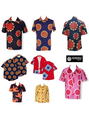 Camicia Anime Hawaiana Girasoli Cosplay Caricatura Stampe Monkey ONEP07 